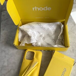 RHODE Vibrant Yellow Phone Case Set